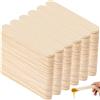 Drepint 300 Pezzi Spatole in Legno Usa e Getta per Ceretta, Spatola Ceretta Legno | Bastoncini Legno per Ceretta Bastoncini Per Ceretta per Corpo, Viso, Sopracciglia, Braccia, Gambe(15 x 1.8 x 0.16cm)