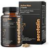 serotalin ACTIVE MEN Maca T-Capsule per uomini attivi | Fieno greco con Shilajit, L-Citrullina, Maca nera & Tribulus | Vegano & Made in Germany | 60 capsule