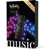 Twinkly Music, Sensore Sonoro per Luci LED, Sensore Bluetooth e Wi-Fi per Sincronizzare con la Musica e Luci Intelligenti via App, Alimentazione USB, Nero