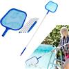 Trlyane Retino Piscina con Asta Telescopica Regolabile, Asta in Alluminio 5 Sezioni, Maglia Fine per Pulizia Foglie e Detriti in Piscine, Hot Tub, Spa e Laghetti