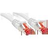 Lindy Cavo di rete Cat.6 S/FTP bianco, 0,3m [47790]