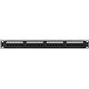 Lanberg Pannello patch Lanberg 24 posti 1U cat.6A UTP nero
