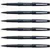 Paper Mate PAPER:MATE - Set di 6 penne in feltro, colore: Nero