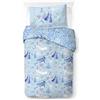 Jay Franco Kids Disney Frozen Set copripiumino - Biancheria da letto super morbida con federa, SOLO COPERTA, piumone non incluso, blu, 2 pezzi singolo