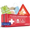 WALSER borsa di pronto soccorso per auto 2026 conforme allo StVO, kit di pronto soccorso per auto 3in1 con triangolo di emergenza e gilet di segnalazione, borsa combinata kit di pronto soccorso 2026, kit di pronto soccorso gilet di segnalazione auto + …
