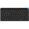 JLab GO Tastiera Bluetooth senza fili, layout DE Molteplici opzioni di connessione, controller multimediale multifunzionale (IEUDEKGOKEYBRBLK4)