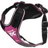 Julius-K9 Pettorina imbottita per cani IDC Longwalk rosa/grigio, taglia: M