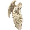 Design Toscano Statua Angelo Che riposa Seduto: Medio