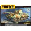 Academy 1/48 German Heavy Tank Tiger II Motorized Plastic Model Kit #13304