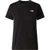 The North Face W Evo Sd Slm Ss Tee T-Shirt M/M Tnf Black Donna
