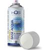HQS High Quality Spray HQS Bomboletta di Vernice Spray 400ml Base Acqua Colori Ral (Ral 7035 Grigio Chiaro)