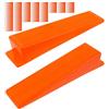Your Day Mate Cuneo di Montaggio per Piastrelle, Confezione 100 pz, Sistema di Livellamento Piastrelle, Installazione Telai Porte e Finestre, Cunei in Plastica per Piastrellisti, Accessori Piastrellatura, Rosso