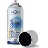 HQS High Quality Spray HQS Bomboletta di Vernice Spray 400ml Base Acqua Colori Ral (Ral 9005 Nero Opaco)