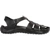 MBT HARU Sandali per Uomo in Pelle Sandali leggeri e comodi per la Primavera Estate Calzature Fisiologiche per Comfort e Stabilità. Sandali da Recupero per Vestire Colore Nero