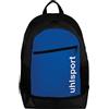 uhlsport Essential Backpack W. Bott. COMPARTM. Zaino, Adulti Unisex, Azur/Nero/Bianco (Multicolore), Taglia unica