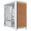Corsair FRAME 4000D Wood RS Edizione Bianco/Rovere con 4 ventole da 120 mm