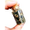 TENET - Ampolla di vetro Cristalli Pietre Preziose, Bottiglia Pietre Burattate Quarzo Naturale (TORMALINA VERDE)