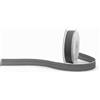 Arpimex Nastro Nancy Grigio Opaco Rifiniture Bianche 16 mm 20 mt
