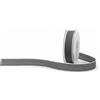 Arpimex Nastro Nancy Grigio Opaco Rifiniture Bianche 25 mm 20 mt