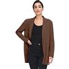 JdY Elegante Blazer a Maniche Lunghe, Basic Cardigan, Giacca da Lavoro, Senza Chiusura, JDYGEGGO, Colori: Marrone, Taglia: XXS, Aztec., XXS