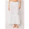 Calzedonia Gonna Lunga Sangallo Bianco