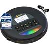 KLIM Nomad - Lettore CD Portatile - Batteria a Lunga Durata - Include Auricolari KLIM Fusion - Compatibile con CD-R CD-RW MP3 - Lettore SD, Radio FM, Bluetooth - Ideale per Auto - Hi-Fi - NUOVO - Oro