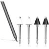 BLOGLOER 4x Punte di Ricambio Originali per Lenovo Tab Pen Plus, Punte di Ricambio per Penna per tablet, Stilo Punta Tattile Pennini, Nucleo in Metallo Semitrasparente, Controllo Preciso, Compatibile