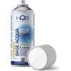 HQS High Quality Spray HQS Bomboletta di Vernice Spray 400ml Base Acqua Colori Ral (Trasparente Lucido)