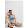 Intimissimi Crop Top A Costine In Cotone Superior Azzurro
