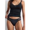 Intimissimi Slip In Tulle Invisible Touch Nero