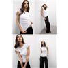 Intimissimi Maglia Manica Corta In Cotone Superior A Costine Bianco