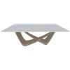 BONTEMPI tavolo fisso rettangolare con struttura sabbia BACH 53.80 200x100 cm - 53.80-M312-C180S