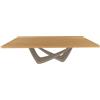 BONTEMPI tavolo fisso rettangolare con struttura sabbia BACH 53.82 250x100 cm - 53.82-M312-L009