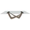 BONTEMPI tavolo fisso rettangolare con struttura sabbia BACH 53.82 250x100 cm - 53.82-M312-C157