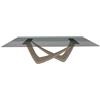 BONTEMPI tavolo fisso rettangolare con struttura sabbia BACH 53.82 250x100 cm - 53.82-M312-C158
