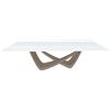 BONTEMPI tavolo fisso rettangolare con struttura sabbia BACH 53.82 250x100 cm - 53.82-M312-C150