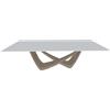 BONTEMPI tavolo fisso rettangolare con struttura sabbia BACH 53.82 250x100 cm - 53.82-M312-C180S