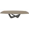 BONTEMPI tavolo allungabile a botte con struttura antracite BACH 53.79 300/250/200x106 cm - 53.79-M310-C193