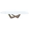 BONTEMPI tavolo allungabile a botte con struttura sabbia BACH 53.79 300/250/200x106 cm - 53.79-M312-C150