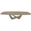 BONTEMPI tavolo allungabile a botte con struttura sabbia BACH 53.79 300/250/200x106 cm - 53.79-M312-C193