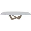 BONTEMPI tavolo allungabile a botte con struttura sabbia BACH 53.79 300/250/200x106 cm - 53.79-M312-C180S