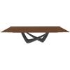 BONTEMPI tavolo allungabile rettangolare con struttura antracite BACH 53.85 290/240/190x100 cm - 53.85-M310-L036