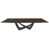 BONTEMPI tavolo allungabile rettangolare con struttura antracite BACH 53.85 290/240/190x100 cm - 53.85-M310-L002