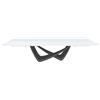 BONTEMPI tavolo allungabile rettangolare con struttura antracite BACH 53.85 290/240/190x100 cm - 53.85-M310-C150