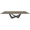 BONTEMPI tavolo allungabile rettangolare con struttura antracite BACH 53.85 290/240/190x100 cm - 53.85-M310-C181S
