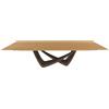 BONTEMPI tavolo allungabile rettangolare con struttura ottone scuro BACH 53.85 290/240/190x100 cm - 53.85-M028-L009