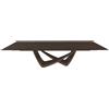 BONTEMPI tavolo allungabile rettangolare con struttura ottone scuro BACH 53.85 290/240/190x100 cm - 53.85-M028-L002