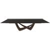 BONTEMPI tavolo allungabile rettangolare con struttura ottone scuro BACH 53.85 290/240/190x100 cm - 53.85-M028-L038