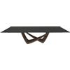BONTEMPI tavolo allungabile rettangolare con struttura ottone scuro BACH 53.85 290/240/190x100 cm - 53.85-M028-C183S