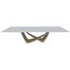 BONTEMPI tavolo allungabile rettangolare con struttura sabbia BACH 53.85 290/240/190x100 cm - 53.85-M312-C180S